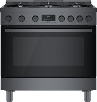 Bosch 800 Series 36" Black Stainless Steel Industrial Style Natural Gas Range