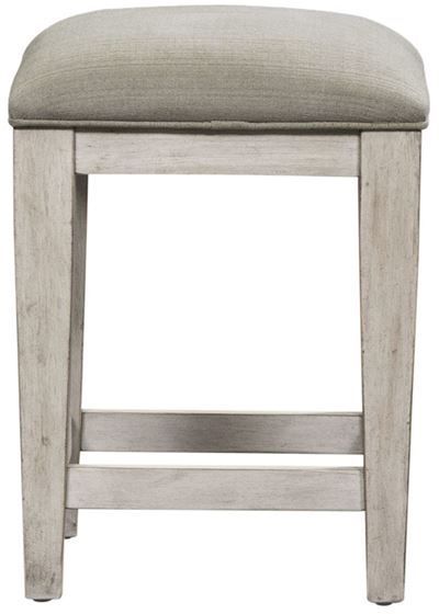 Liberty Furniture Heartland Antique White Upholstered Console Stool-0