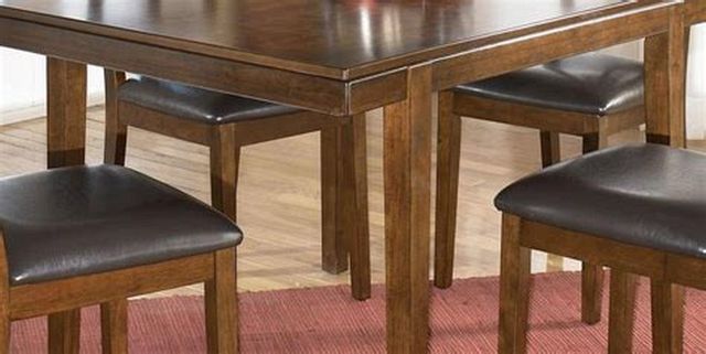 Ensemble de table hauteur comptoir carrée 5 morceaux Cimeran en tissu brun Signature Design by Ashley® 2