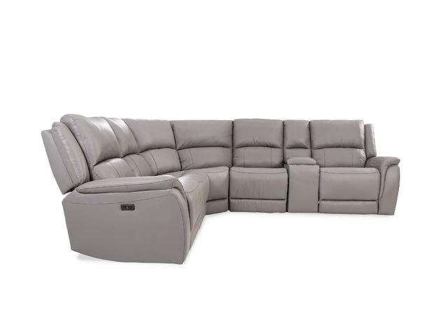 Stone 6 Piece Leather Sectional-2