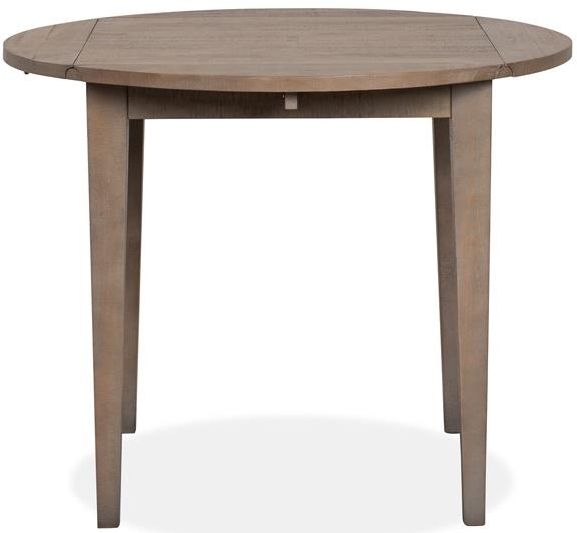 Magnussen Home® Paxton Place Dovetail Grey Drop Leaf Dining Table 1