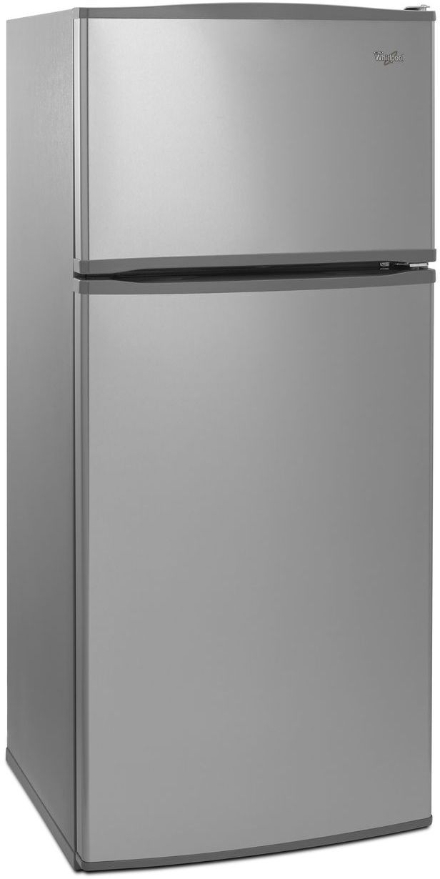 Whirlpool® 16.0 Cu. Ft. Monochromatic Stainless Steel Top Freezer Refrigerator-0