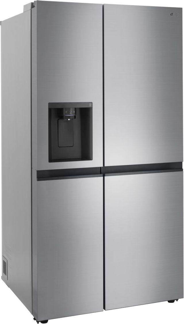 LG 36 in. 27.2 Cu. Ft. Stainless Steel Look Side-by-Side Refrigerator-3
