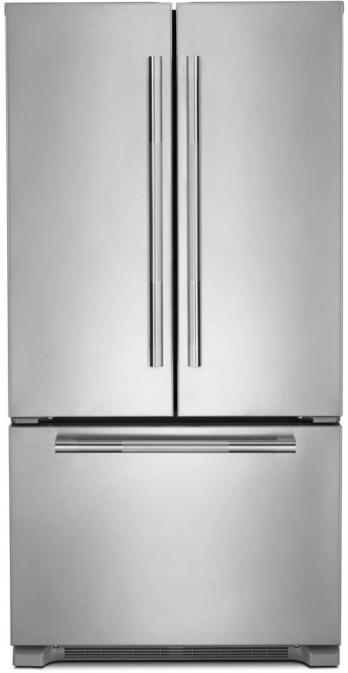 Jenn-Air® RISE™ 21.9 Cu. Ft. Stainless Steel Freestanding French Door Refrigerator 0