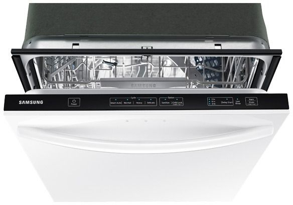 Samsung 24" White Top Control Built In Dishwasher 7