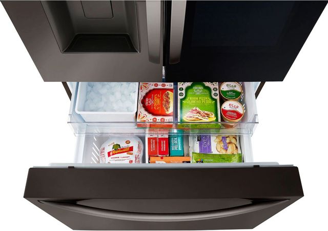LG 27 Cu. Ft. Black Stainless Steel Smart InstaView® Counter Depth French Door Refrigerator  3