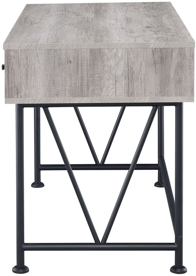 Coaster® Analiese Grey Driftwood Writing Desk 4