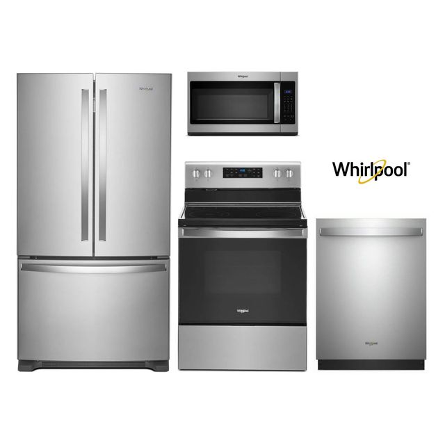 Whirlpool® 4 Piece Fingerprint Resistant Stainless Steel Kitchen