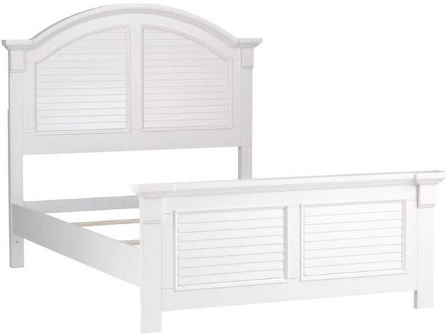 Liberty Summer House Oyster White Youth Full Panel Bed 0
