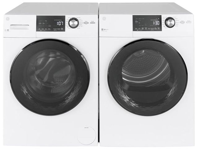 GE® White Front Load Laundry Pair 0