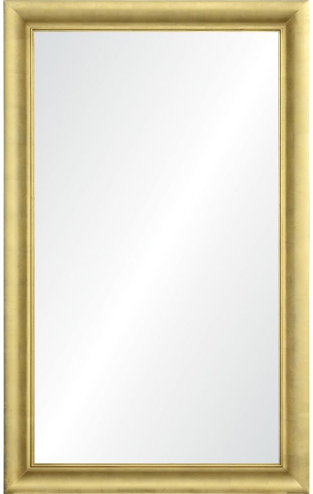 Miroir mural Glendale, feuille d'or, Renwil®