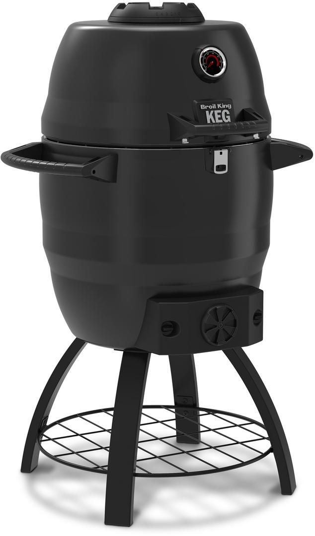 Broil King® Keg™ 2000 Black Freestanding Charcoal Grill-1