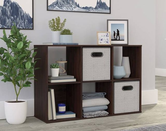 Sauder Select Storage Cabinet, Cinnamon Cherry