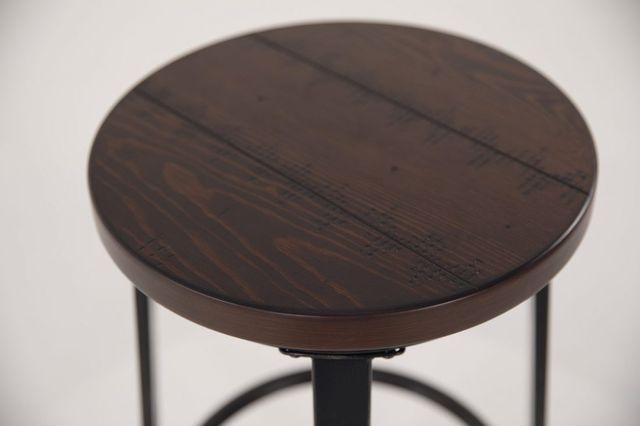 Signature Design by Ashley® Challiman Rustic Brown Bar Stool 3