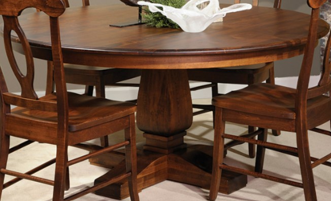 amish maple dining table