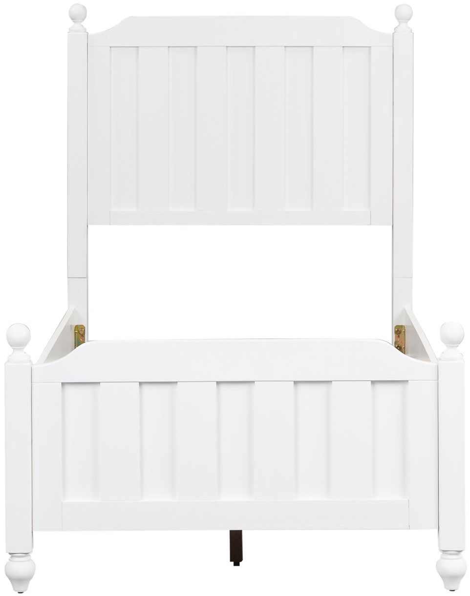 Liberty Furniture Cottage View White Youth Twin Headboard & Footboard