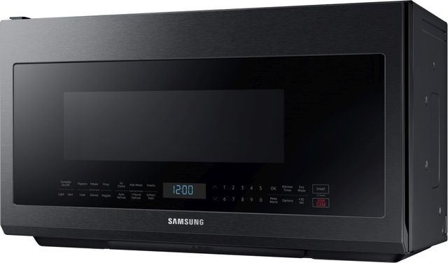 Samsung 2.1 Cu. Ft. Fingerprint Resistant Black Stainless Steel Over The Range Microwave 4