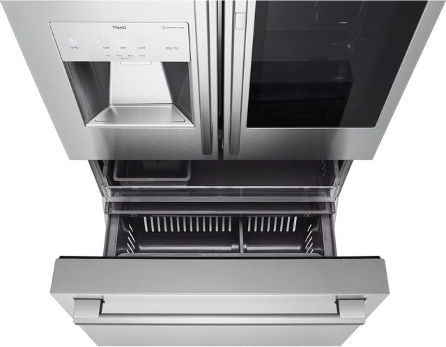 LG Studio 23.5 Cu. Ft. Stainless Steel Counter-Depth French Door Refrigerator 9