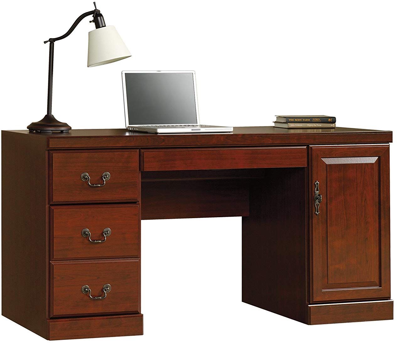 Sauder heritage hill desk deals classic cherry