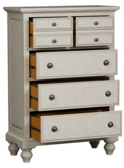 Liberty High Country Antique White Chest-2