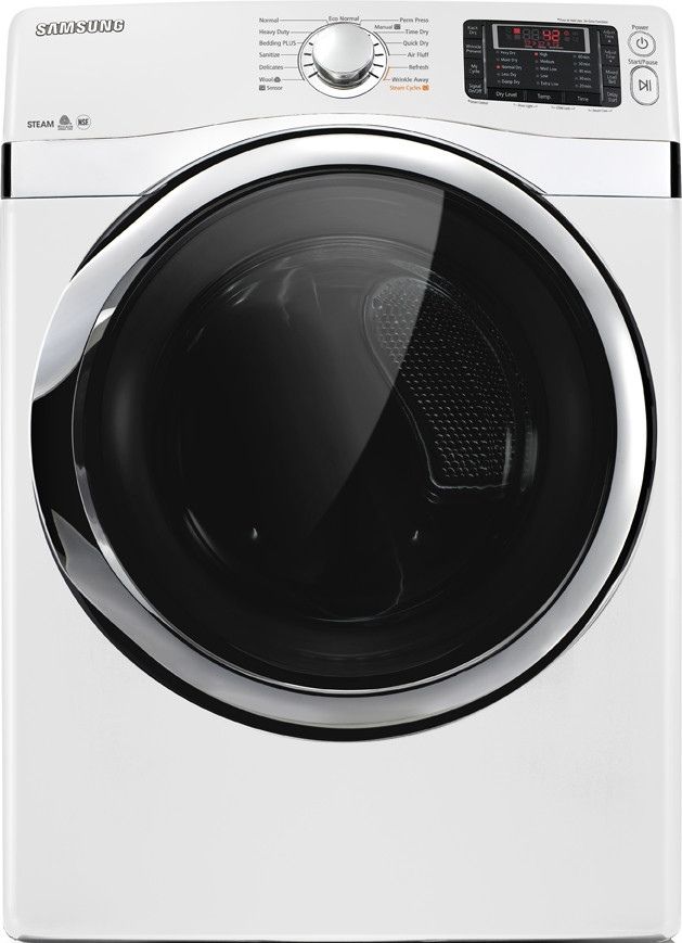 Samsung 7.5 Cu. Ft. Neat White Front Load Electric Steam Dryer