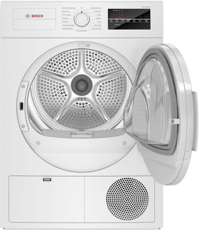 Bosch 300 Series 4.0 Cu. Ft. White Front Load Electric Dryer-1