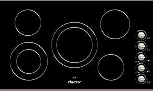 Dacor 36" Electric Cooktop-Black