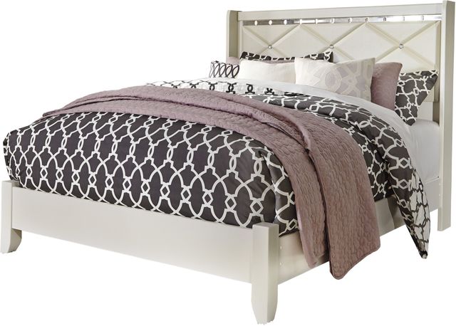 Signature Design by Ashley® Dreamur Champagne Queen Panel Bed 10