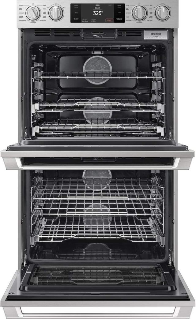Dacor® Transitional 30" Silver Stainless Steel Double Electric Wall Oven 1