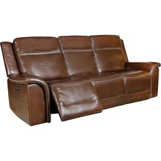 Behold Home Copper Leather Reclining Sofa