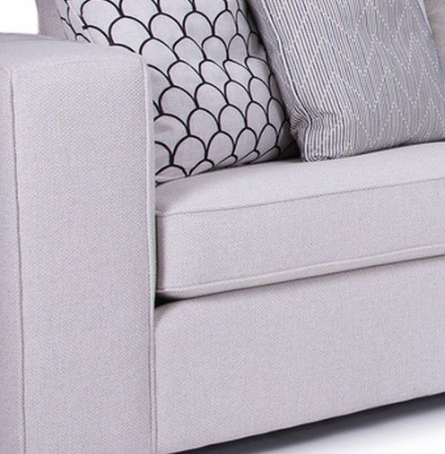 Decor-Rest® Furniture LTD 2900 3 Piece White Power Sectional 1