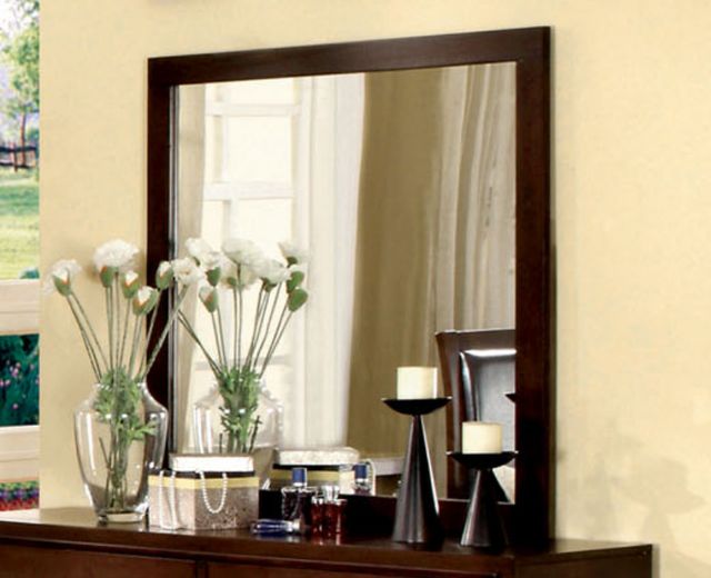 Furniture of America® Enrico I Brown Cherry Dresser Mirror 1
