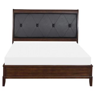 Homelegance Cherry Loft King Upholstered Bed