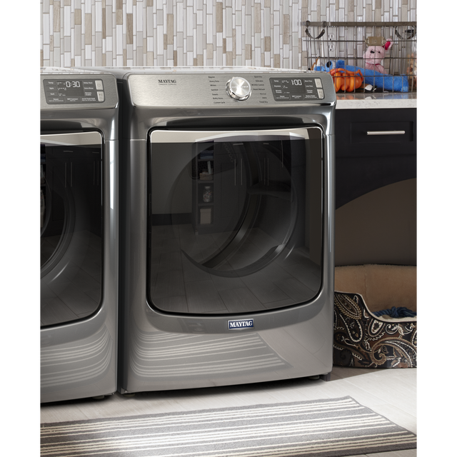 Maytag® 7.3 Cu. Ft. Metallic Slate Front Load Electric Dryer 5