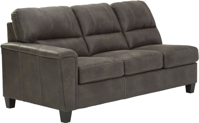 Signature Design by Ashley® Navi 2-Piece Smoke Left-Arm Facing Sectional with Chaise-2