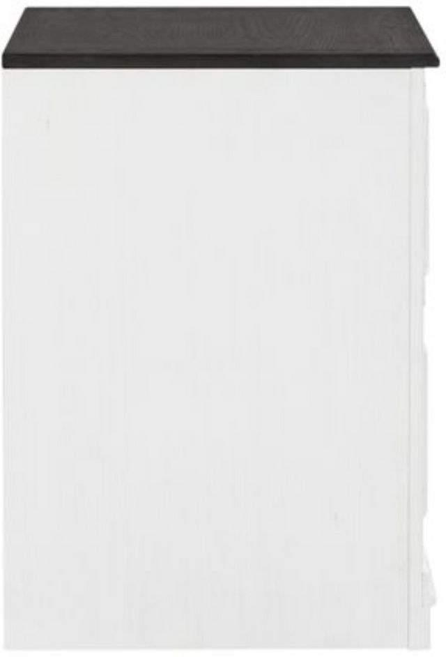Liberty Allyson Park Wirebrushed White Bunching Lateral File Cabinet-2