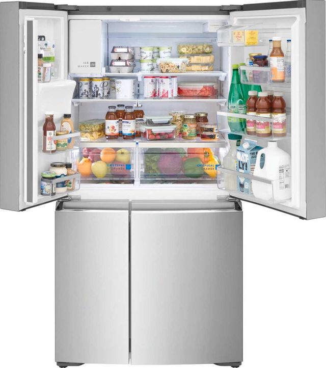 Frigidaire Gallery® 21.5 Cu. Ft. Smudge-Proof® Stainless Steel Counter Depth French Door Refrigerator 8