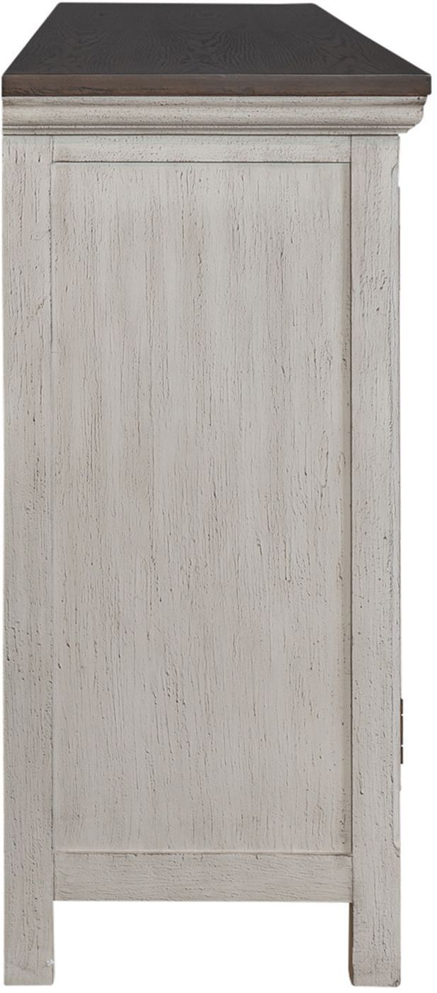Liberty Westridge Antique White/Wire Brushed Gray Accent Cabinet-2