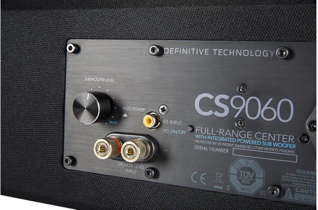 Definitive Technology® BP9000 Series 4.5" Black Center Channel Speaker 7