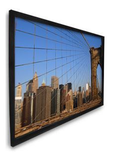 SnapAV Dragonfly™ 133" AcoustiWeave™ Projection Screen 0