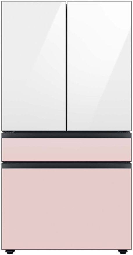 Samsung Bespoke 36" Pink Glass French Door Refrigerator Bottom Panel 12