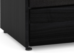 Salamander Designs® Siena 229 LG Black Oak Veneer Projector Integrated Cabinet 1