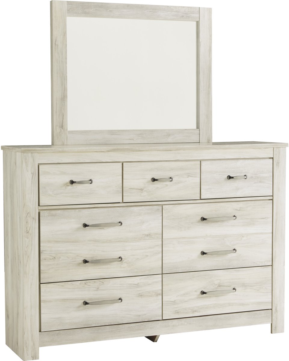 Signature Design by Ashley® Bellaby Whitewash Dresser and Mirror