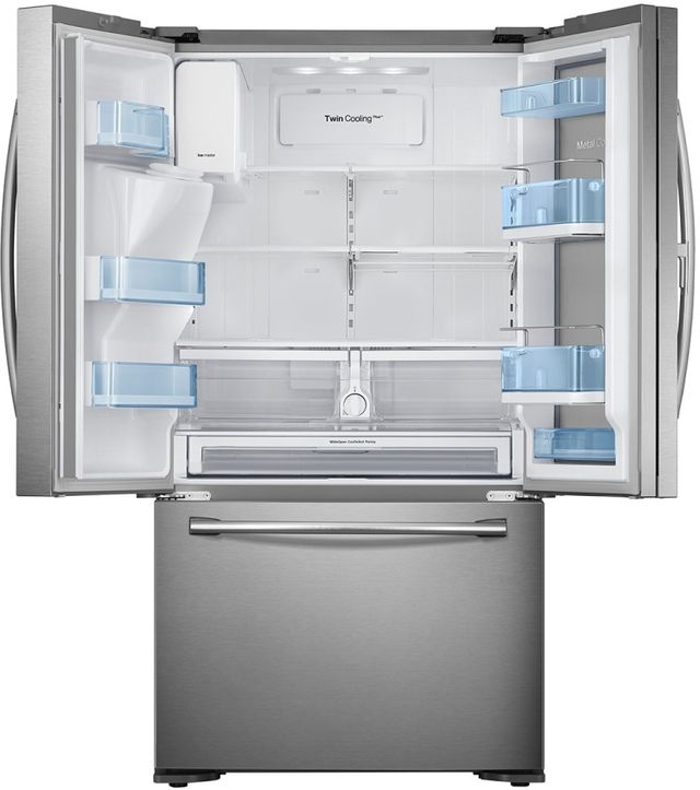 Samsung 22.5 Cu. Ft. Stainless Steel Counter Depth French Door Refrigerator 9