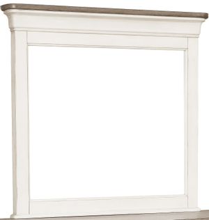Samuel Lawrence Furniture Lafayette White Mirror