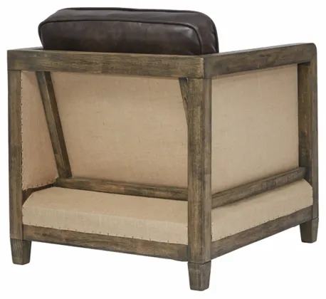 Signature Design by Ashley® Copeland Antiqued  Brown Accent Chair 1