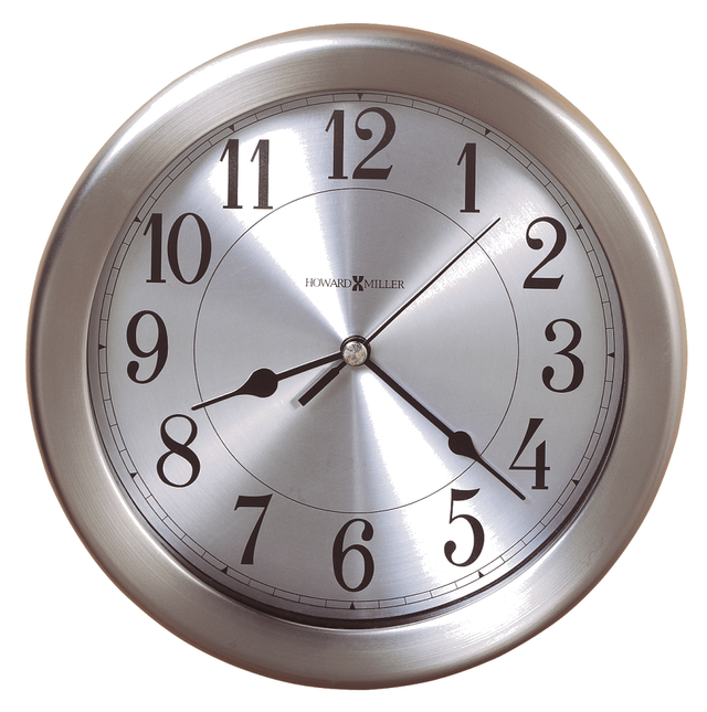 Howard Miller® Pisces Brushed Nickel Wall Clock 0