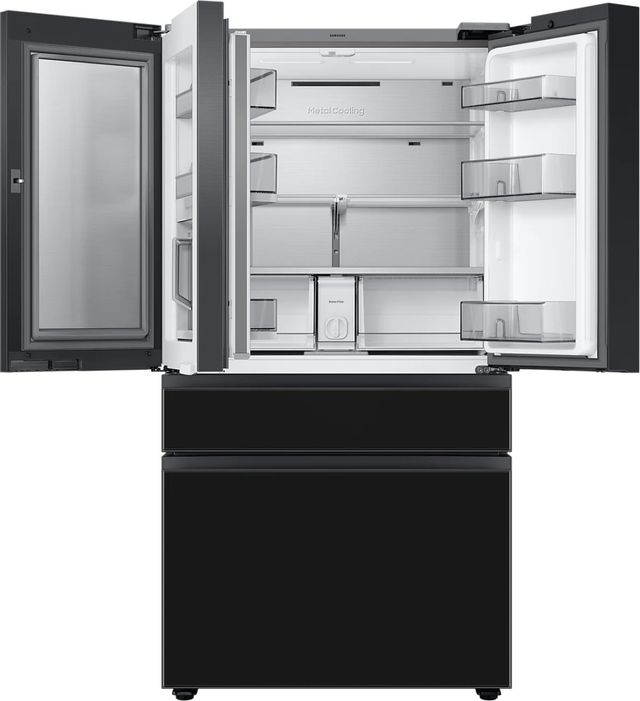 Samsung Bespoke 22.5 Cu. Ft. Clean White/Customizable Panel Counter Depth French Door Refrigerator 3
