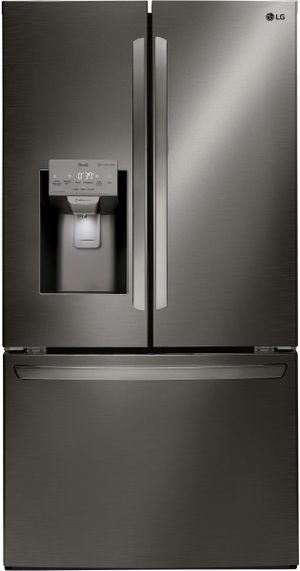 LG 26.2 Cu. Ft. PrintProof™ Black Stainless Steel French Door Refrigerator