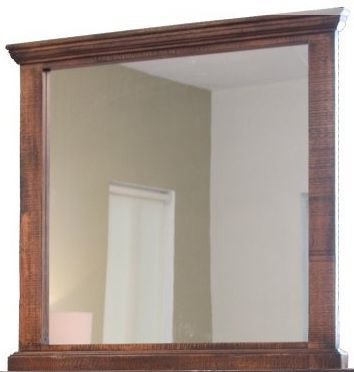 International Furniture Direct Madeira Brown Mirror-0